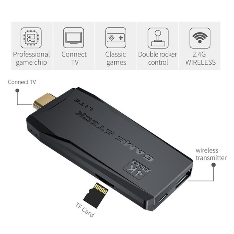 Consola portátil retro de 64 GB con 10 000 juegos integrados, mando inalámbrico, el mejor regalo de Navidad para niños_voghion.com