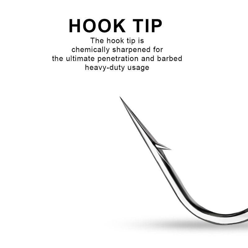 Iron Plate Lure Deep Boat Tuna Double Hair Tying Sea Fishing Assist Jigging Hook_voghion.com