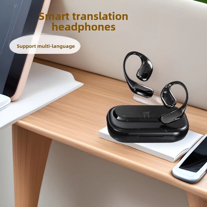 Nuevos auriculares Bluetooth inteligentes de baja latencia con traducción multilingüe y colgantes_voghion.com