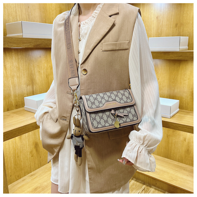 Borsa da donna a tracolla versatile di alta qualità autunno/inverno 2024 nuova moda a tracolla piccola quadrata alla moda Instagram_voghion.com