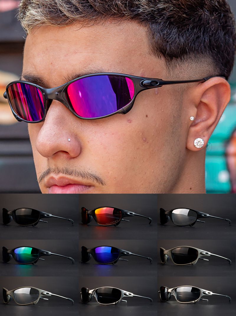 Modes riteņbraukšanas saulesbrilles Sporta polarizētās brilles Makšķerēšana Braukšana Āra metāla saulesbrilles Velosipēdu brilles Vīriešu sieviešu aizsargbrilles_voghion.com