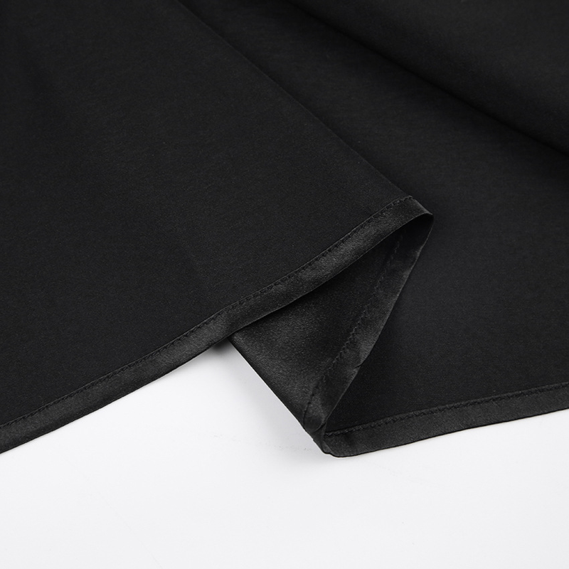 Weißes, leichtes, luxuriöses und bequemes Langarm-Nachthemd aus Satin mit Federn, modisch, exklusiv für Damen zu Hause_voghion.com