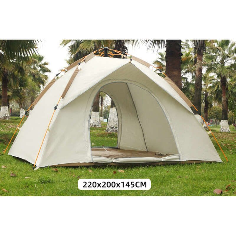 Tienda de campaña para exteriores, playa, portátil, plegable, totalmente automática, apertura rápida, para parque, camping, conjunto completo, gruesa, resistente a la lluvia_voghion.com