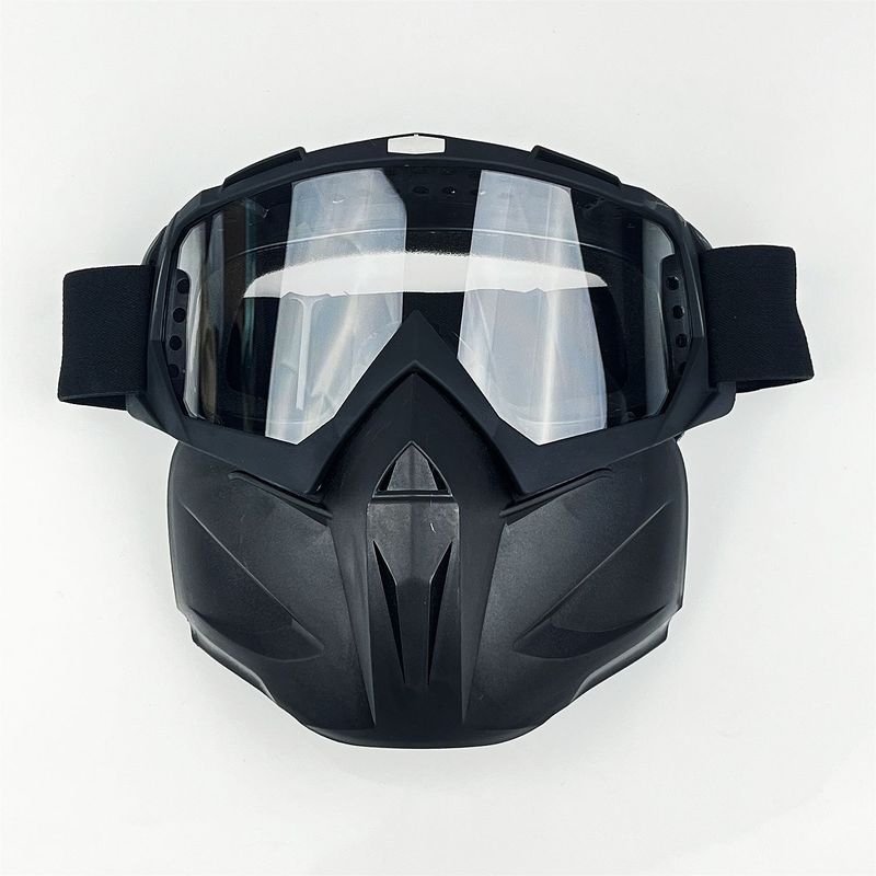 NAFEIB Motorradbrille für Männer und Frauen – Winddichte Reitmaske mit austauschbaren Gläsern_voghion.com
