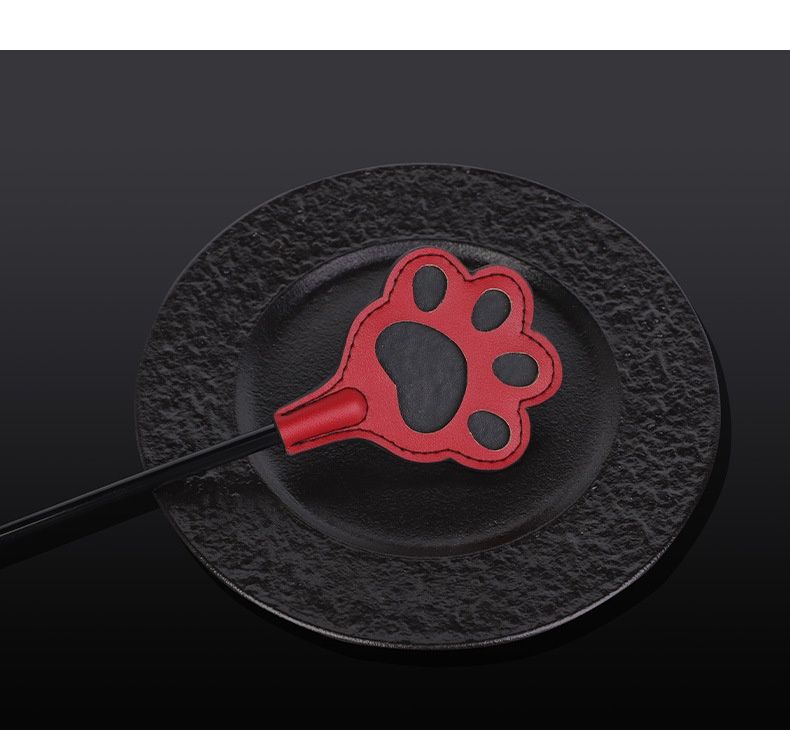 LuvBox Sexy Hollow Double Layer Whip Leather Pat Cute Cat Paw SM Props SP Tools_voghion.com