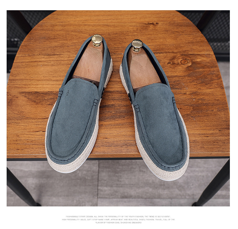 Men's shoes spring and summer men's casual single shoes canvas shoes men lazy slip-on_voghion.com