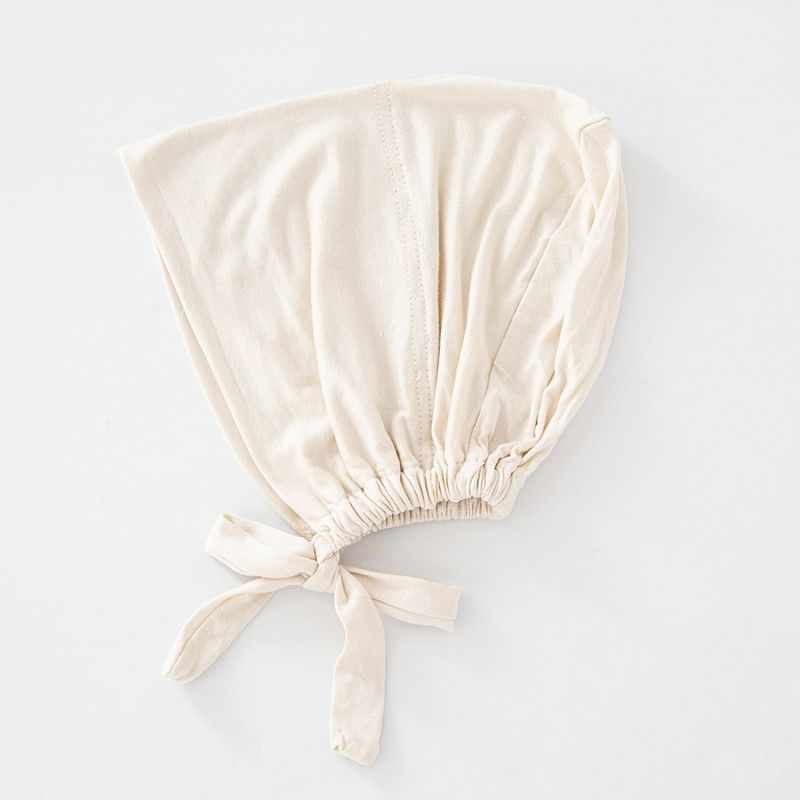64 Band Moslim Basis Effen Kleur Elastische Zijde Katoen Etnische Kleine Kap Binnenkap Hot Selling Dames Hoofddeksel_voghion.com