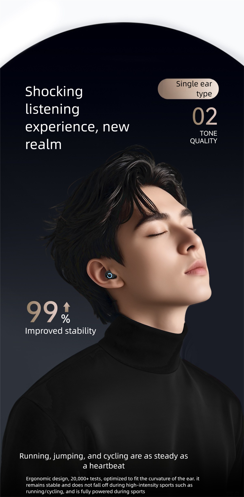 Domestic SK47 Kabellose Bluetooth-Ohrhörer Mini In-Ear Neue hohe Akkulaufzeit_voghion.com