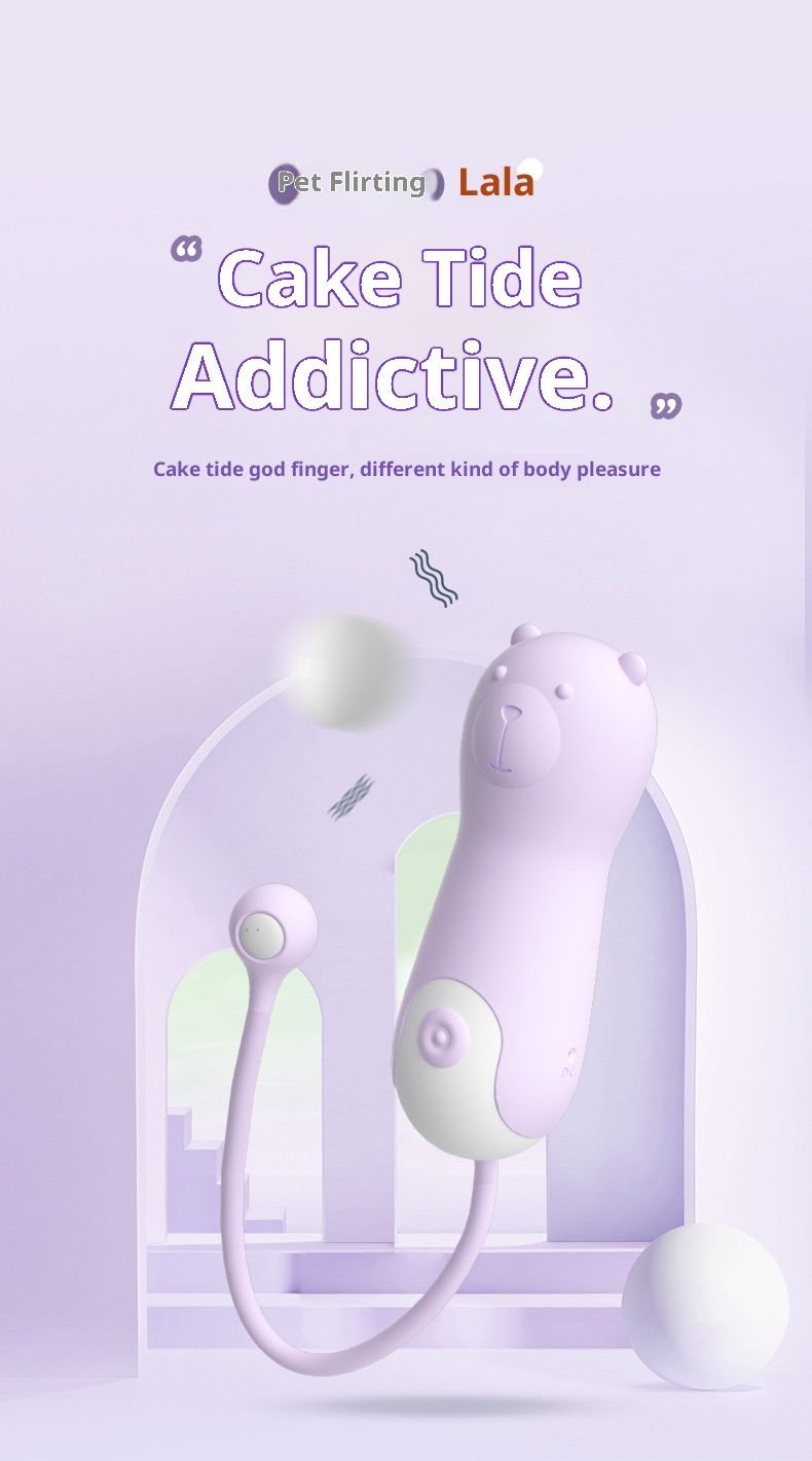 LuvBox Laile Lala Bear Vibratore Silenzioso con Succhiamento Invisibile, Dispositivo di Autodifesa Silenzioso per Donne, Piccolo Giocattolo Istantaneo_voghion.com