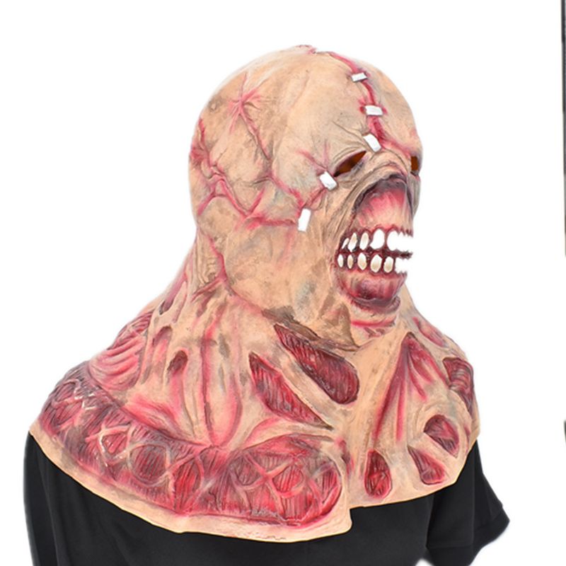 Party Masks Halloween Horror Long Tongue Ghost Head Cover Haunted House Secret Room Devil Face Zombie Zombie Mask Mask Costume Props_voghion.com