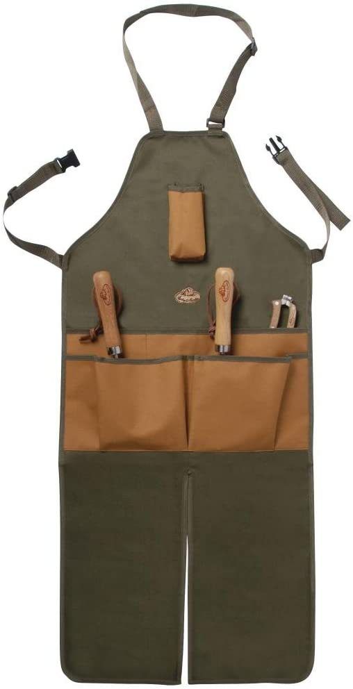 Nuevo delantal protector de piernas multibolsillos para jardinería, poda y recolección de suciedad._voghion.com