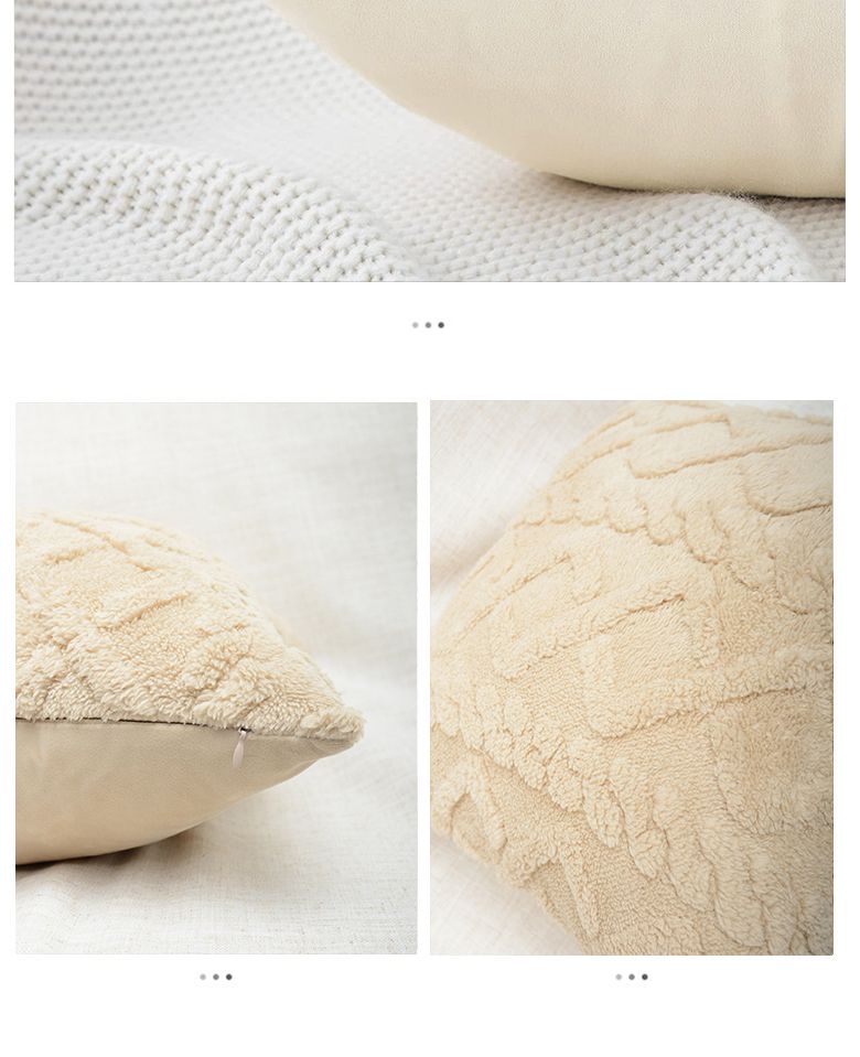 Federa per cuscino corta in peluche geometrica 45x45cm 30x50cm Federa per cuscino Boho Federe per cuscini per soggiorno Divano sedia Arredamento per la casa_voghion.com