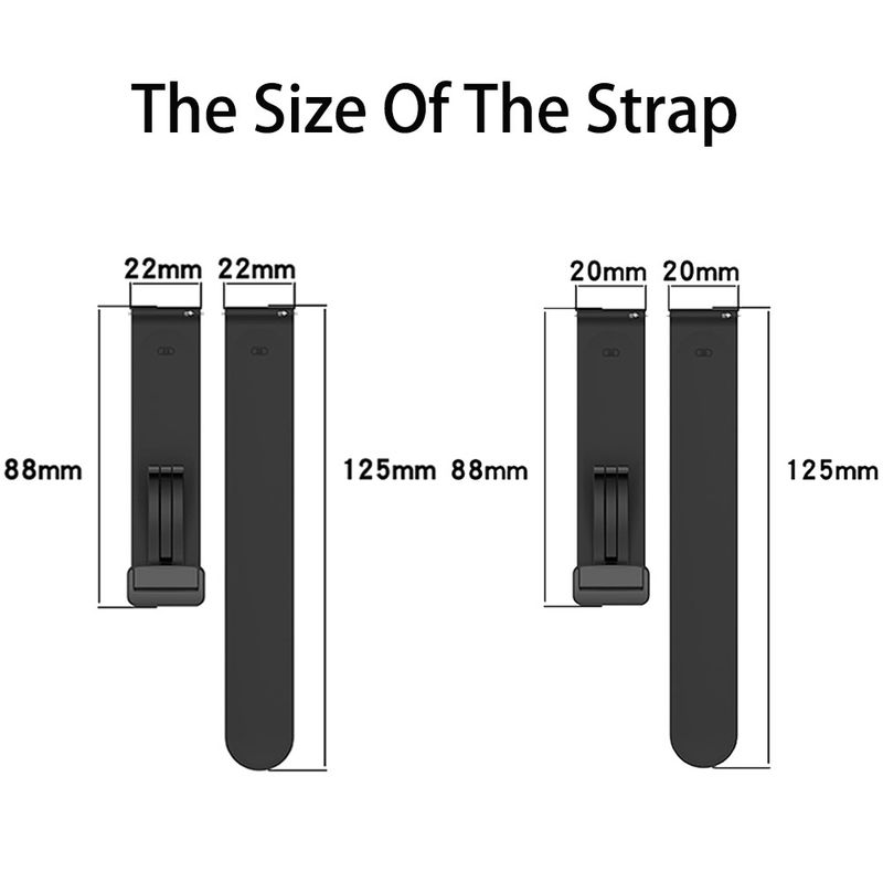 Silikonski remen za Xiaomi Redmi Watch 5 Active Redmi Watch 5 Lite Sports 20mm 22mm magnetska kopča remen Correa Accesorios_voghion.com