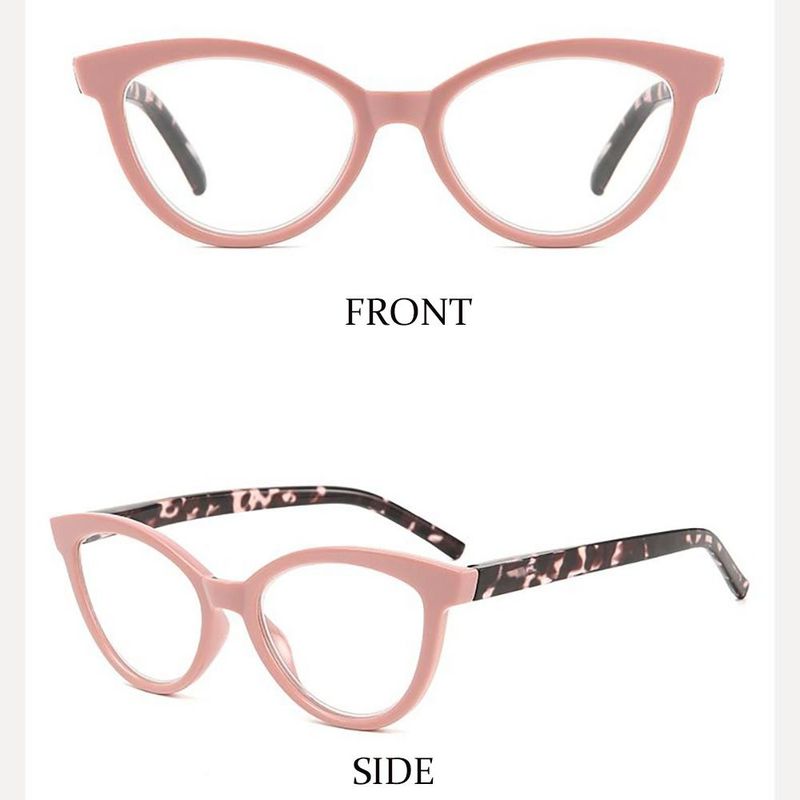 Occhiali da lettura alla moda anti luce blu per anziani, occhiali da lettura per computer, montatura a occhio di gatto, occhiali da donna con diottrie_voghion.com