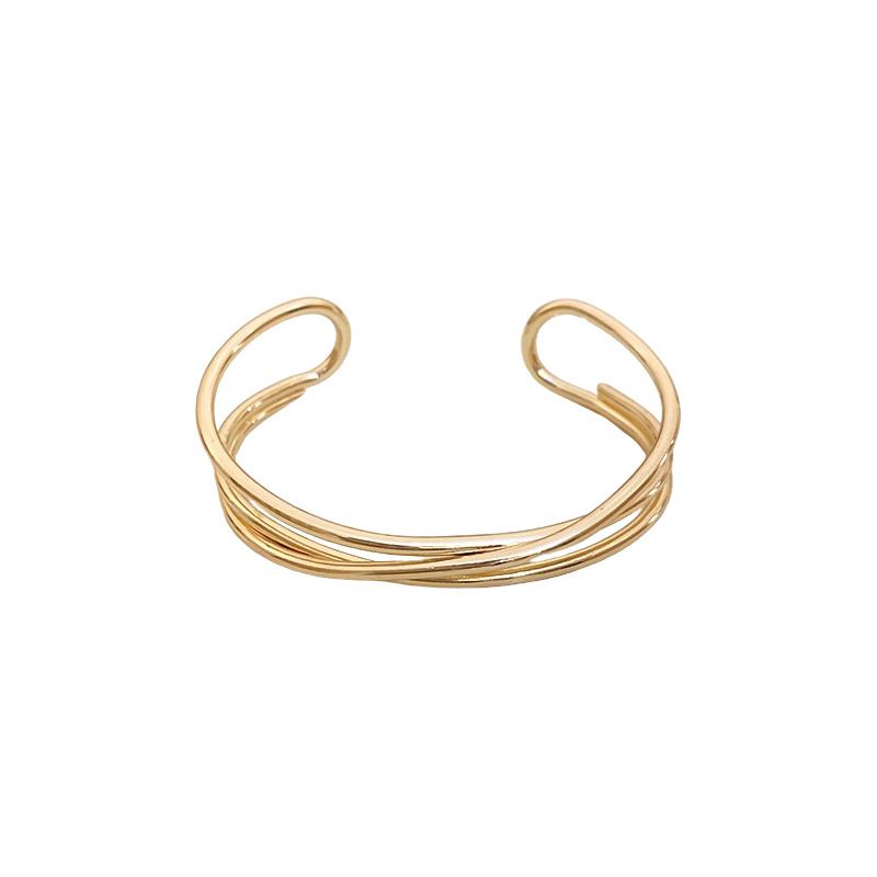 Cold Wind Cross Wave New Light Luxury Fashion Bracelet, Simple And High End Handpiece_voghion.com
