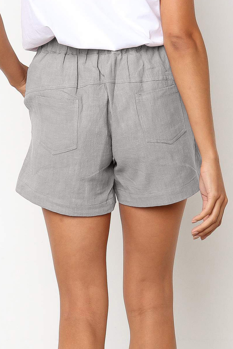 Stilvolle Damen-Jogginghose mit hohem Bund und Schnürung aus Stretchmaterial_voghion.com