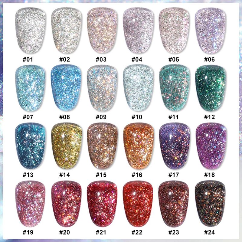 Nails Art & Tools Internet-Berühmtheit gebrochener Diamant-Glitzerkleber neues Produkt brillanter Disco-Pulverkleber Nagelkunst gebrochener Diamantkleber_voghion.com