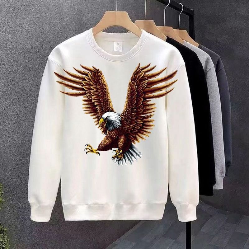Bedruckte Marke Herbst Winter Neue Sweatshirt Pullover Langarm Casual Rundhals Trendy Top Herren Nischenoberbekleidung_voghion.com