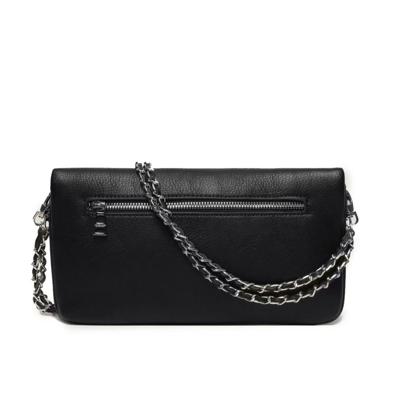 Borsa a tracolla in PU nera, nuova moda 2025, design di lusso, casual, da donna_voghion.com