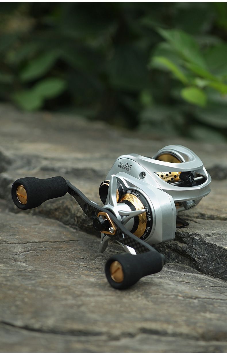 Chilun Leiqiang Black Special Water Drop Wheel Lure Big Fish Ultra Long Casting Giant Anti-explosion Line Left And Right_voghion.com