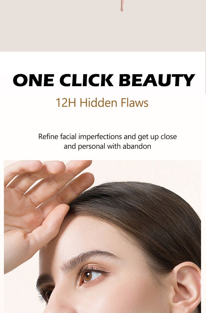 Concealer verheldert de huidskleur zonder te plakken. Poeder, onzichtbare poriën. Concealer blijft lang zitten zonder make-up te verwijderen om acne-littekens te bedekken._voghion.com