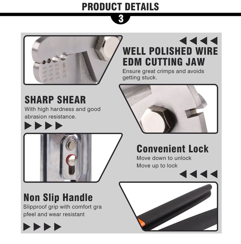 Wire Rope Tool - Swager Crimper For Fishing Lines And Aluminum Crimping Loop Sleeves Up To 2.2mm Pliers_voghion.com