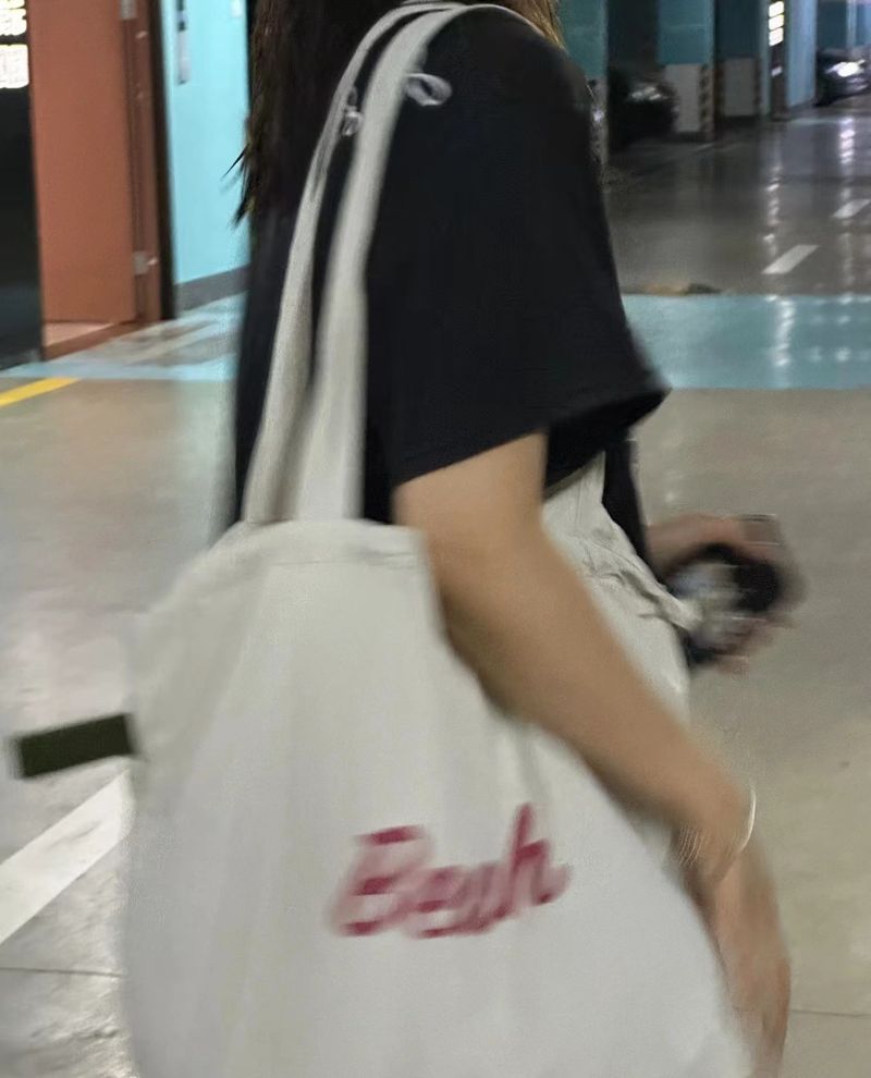 Damestassen Trekkoord Canvas Tas Tote Bag Commuter Handtas Schoudertas Grote Capaciteit Boodschappentas_voghion.com