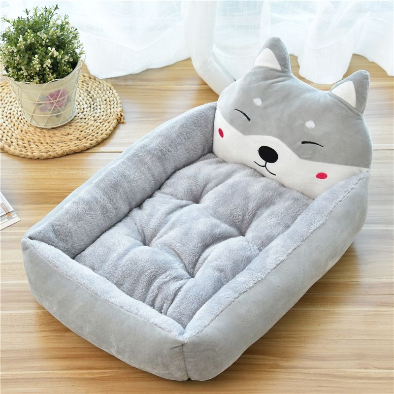 All-Season Universal Large And Small Dogs Internet Celebrity Cartoon Bed Dog Mat Cat House Pet Supplies_voghion.com