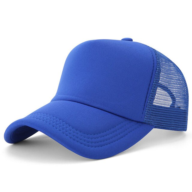 Custom DIY Logo Print Mesh Trucker Cap Unisex Cap Casual Plain Baseball Cap Adjustable Snapback Hats For Women Men Trucker Cap_voghion.com