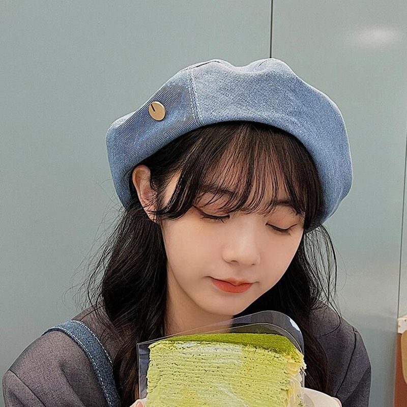 Hot Sale For Women Autumn Winter New Sweet Cool Light Woolen Hats Fashion British Artist Style Retro Versatile Berets Caps_voghion.com