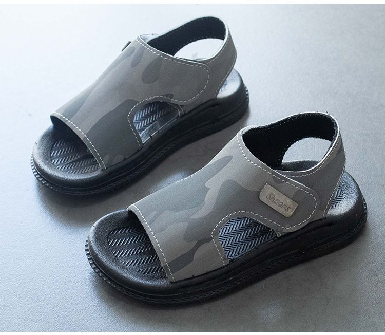 Mutter & Kinder Kinder Sandalen Jungen Sommer 1-5 Jahre alt weiche Unterseite rutschfest 2 kleine Kinder Sport Leder Strand Sandalen 3 Baby Kleinkind Mädchen_voghion.com