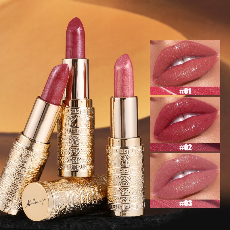 Color-changing Sparkling Waterproof Long-lasting Non-fading Compact Portable Matte Velvet Lipstick_voghion.com