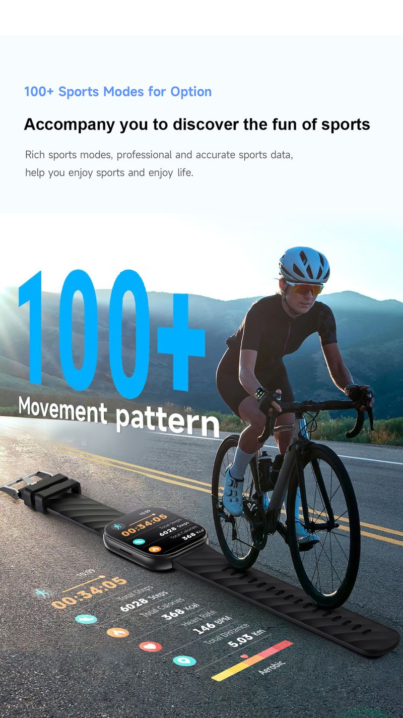 Bluetooth Arama, Kalp Atış Hızı ve Tansiyon Ölçer, Su Geçirmez Fitness Takip Cihazı ve Erkekler ve Kadınlar İçin Renkli Kayışlara Sahip LIGE Akıllı Saat D02_voghion.com