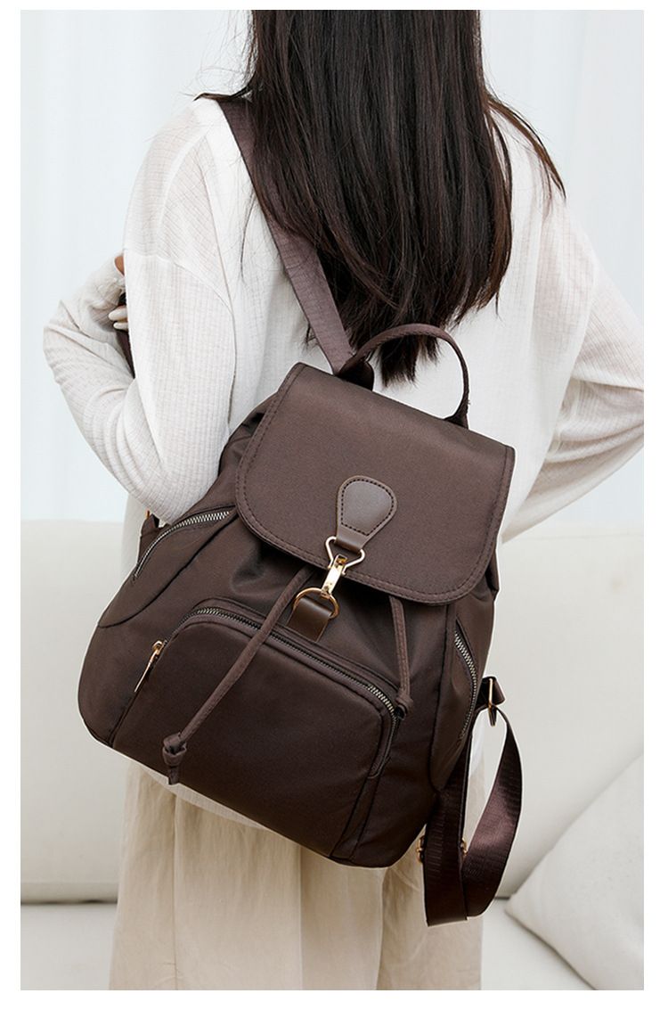 Backpack Retro Canvas Travel Backpack Student Backpack Casual Simple Large Capacity Versatile Bag_voghion.com