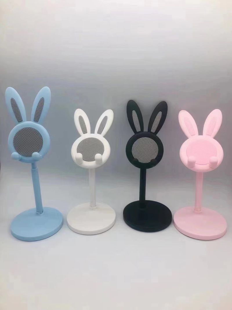 Bunny Desktop Phone Tablet Adjustable Telescopic Height Student Lazy Stand_voghion.com
