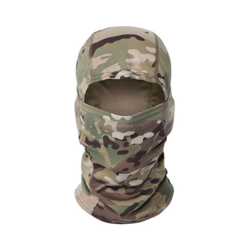 LazyZoom Taktische Tarnung Sturmhaube Herren Outdoor Radfahren Maske Hals Gamasche Helm Innenkappe Sport Kopftuch_voghion.com
