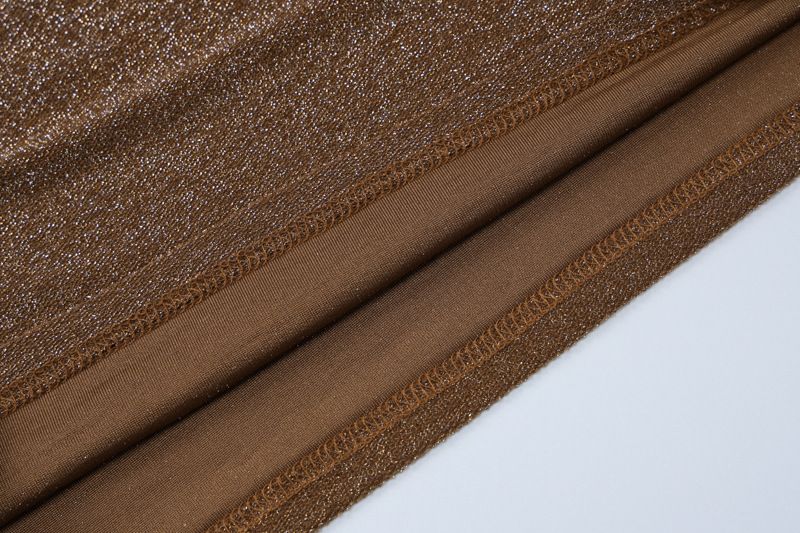 Damenbekleidung Helle Seide Rückenfreier Langer Rock Herbst Langarm Sexy Temperament Kleid_voghion.com