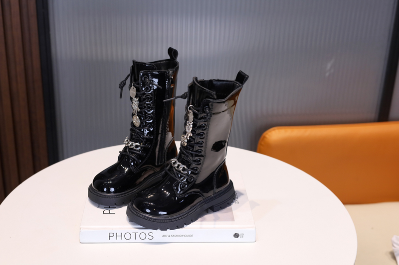 Mode-Stiefel für Kinder, Herbst/Winter, Mädchenstiefel mit weichen Sohlen und Prinzessinnenstiefel aus Wildleder für Mädchen_voghion.com