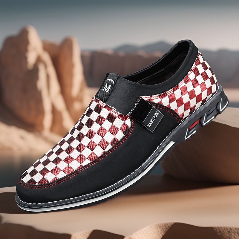 Mocassini slip-on da uomo in pelle, stile britannico, taglie forti, casual, Xiyin_voghion.com
