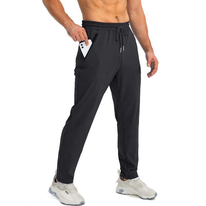 001 Fashion Casual Men 2025 Cross-Border Outdoor Hiking Quick-Dry Breathable Stretch Sports Long Pants_voghion.com