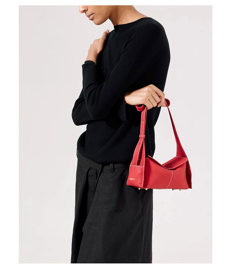 Mini Eave della collezione Pine Ear di Songmont per l'autunno e l'inverno. Versatile borsa da donna hobo a tracolla monospalla_voghion.com