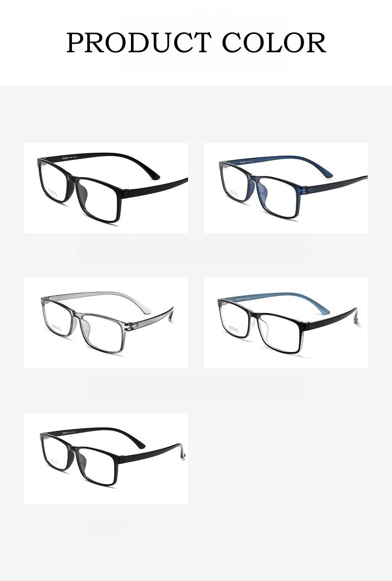 Moda YIMARUILI Occhiali da vista TR90 flessibili ultraleggeri alla moda da donna, comodi, quadrati, grandi, occhiali da vista_voghion.com