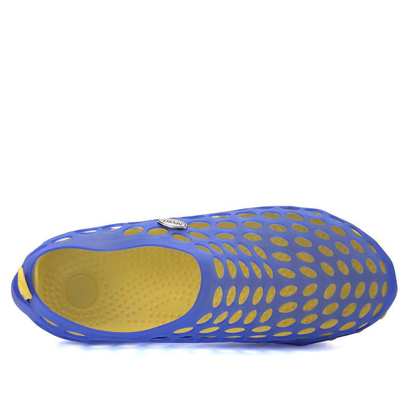 2024 Sommer und Herbst Hohl Kunststoff Jelly Clogs Paar Strand Casual Wasserschuhe_voghion.com