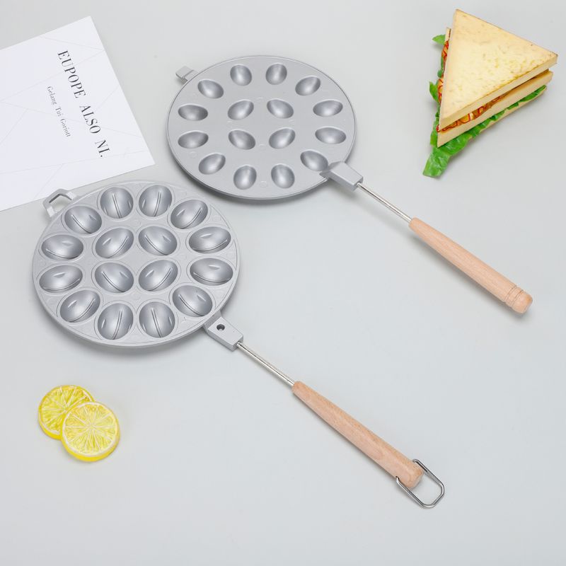 Stampo per torta ovale da 16 fori, utensile da cucina per waffle e uova_voghion.com