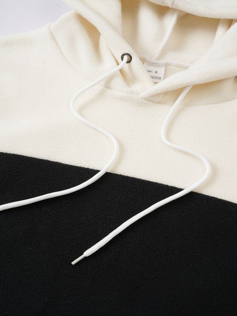 Felpa con cappuccio color block da uomo | Pullover casual autunno inverno | Streetwear alla moda per uomo | Leggero e confortevole_voghion.com