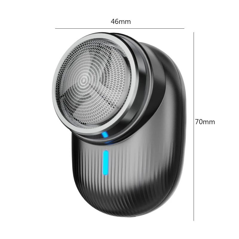 Mini przenośna elektryczna golarka nóż akcesoria USB akumulatorowa strzyżenie włosów hine dla mężczyzn kemping podróż_voghion.com
