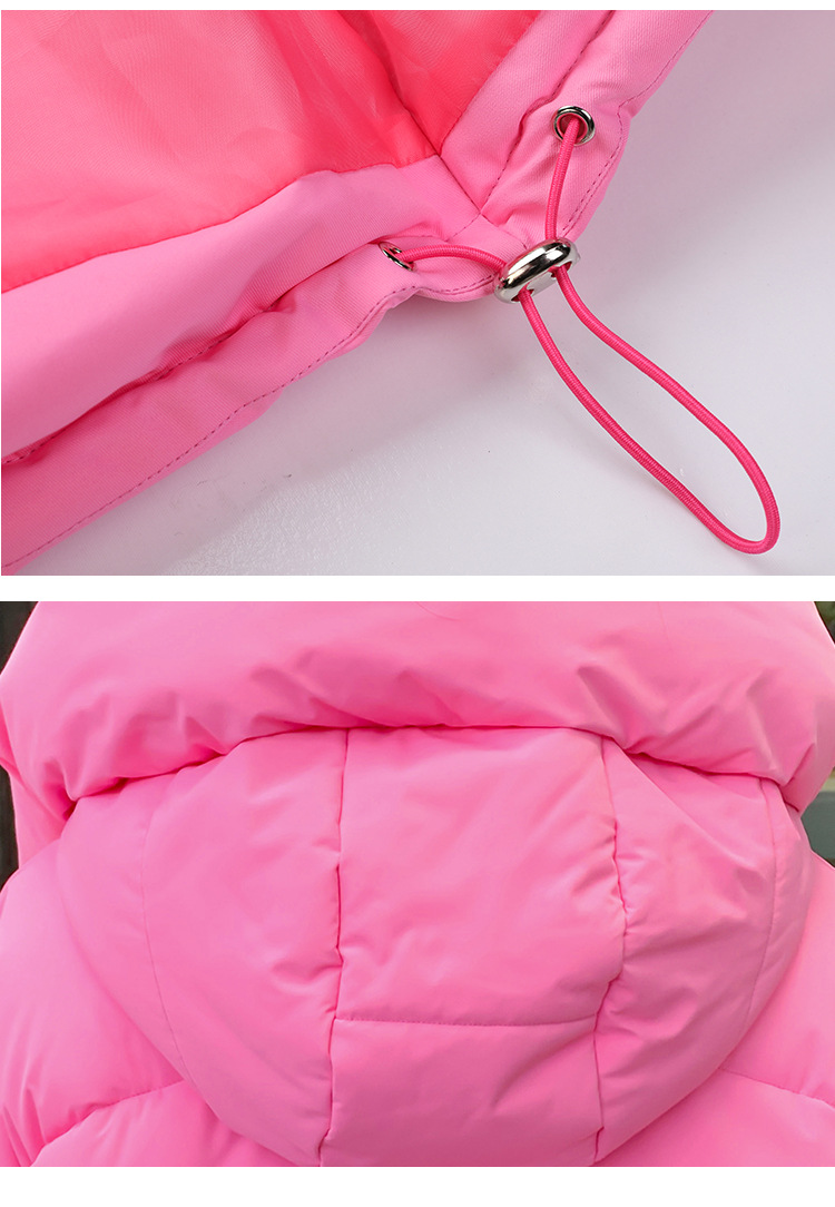 Damen-Daunenjacke für Damen, lockerer, flauschiger Brotmantel, kurzer, verdickter Wintermantel mit Kapuze_voghion.com