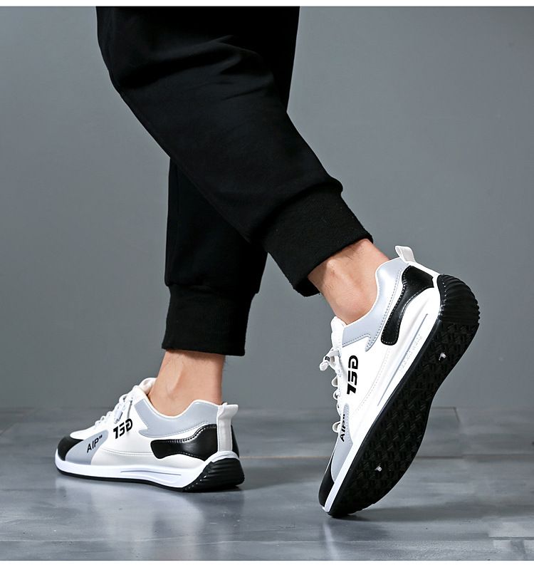 2024 Nei Fréijoers- an Hierschtsaison Villsäiteg Casual Anti-Rutsch Laf Forrest Männer One Step Sportschong Trendy_voghion.com