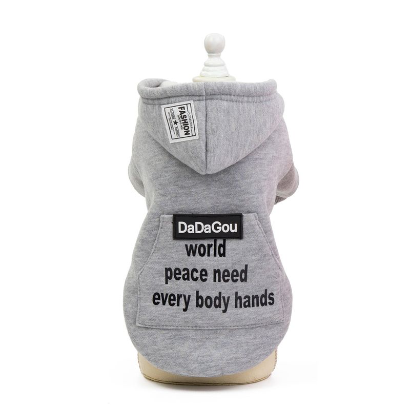 Haine pentru animale de companie toamnă/iarnă, ursuleț de pluș nou, câini mici, material textil, hanorac cu 19 buzunare mari_voghion.com