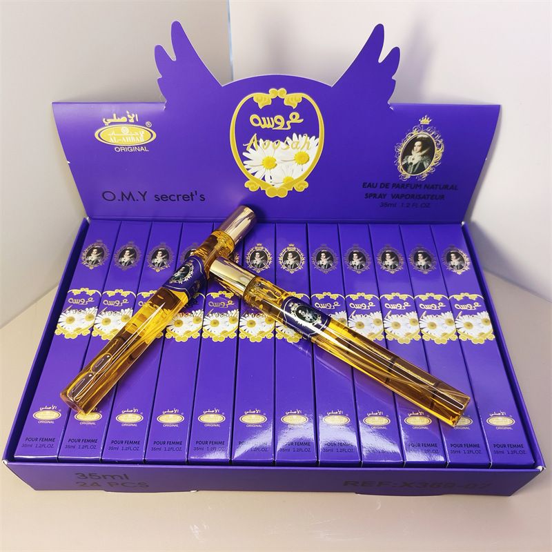 Taşınabilir 35ml test tüpü erkek kadın parfümü Çiçek ve meyve Ahşap taze koku_voghion.com